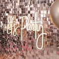 thumbnail image 5 of BalsaCircle 10 Panels Blush 12x12" Square Payette Sequin Wall Backdrop Party Wedding Decorations, 5 of 7