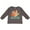 Charcoal, variant on Inktastic Little Brother Woodland Fox Lil Bro Boys Long Sleeve Toddler T-Shirt