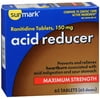 Sunmark Acid Reducer Tablets, 150 mg, 65 Count