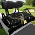 thumbnail image 4 of XYZCANDO Camouflage Deer Golf Cart Seat Cover | 4 Storage Pockets Non-Slip Washable Towel Cover for 2-Seat Golf Carts, 4 of 8