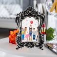 thumbnail image 3 of KAKOWELY Retro European Style Embossment Photo Frame Carved Vertical Picture Frame Photo Holder,5.31"X3.54"X0.59", 3 of 5