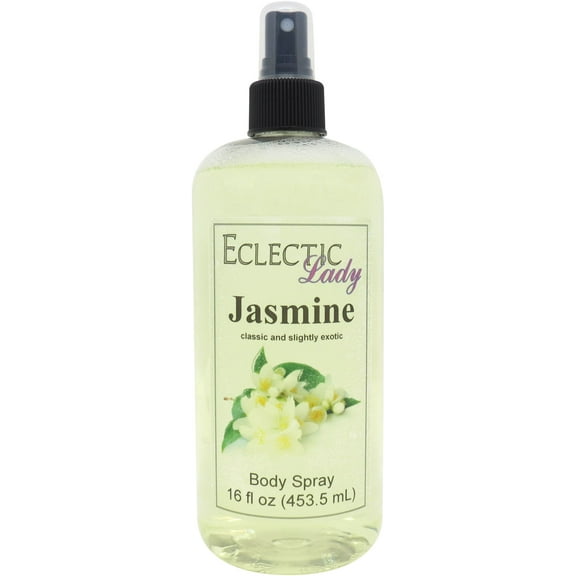 Jasmine Body Spray, Eclectic Lady, Hydrating Mist, Unisex, 16 oz