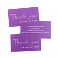 thumbnail image 5 of RXBC2011 Thank You for Your Purchase Cards Package Insert for Online Business, 100 Pack, Purple, 5 of 9