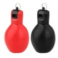 thumbnail image 4 of Silbatos para apretar a mano Zulema 2 uds silbato para entrenadores Rojo y negro, 4 of 8