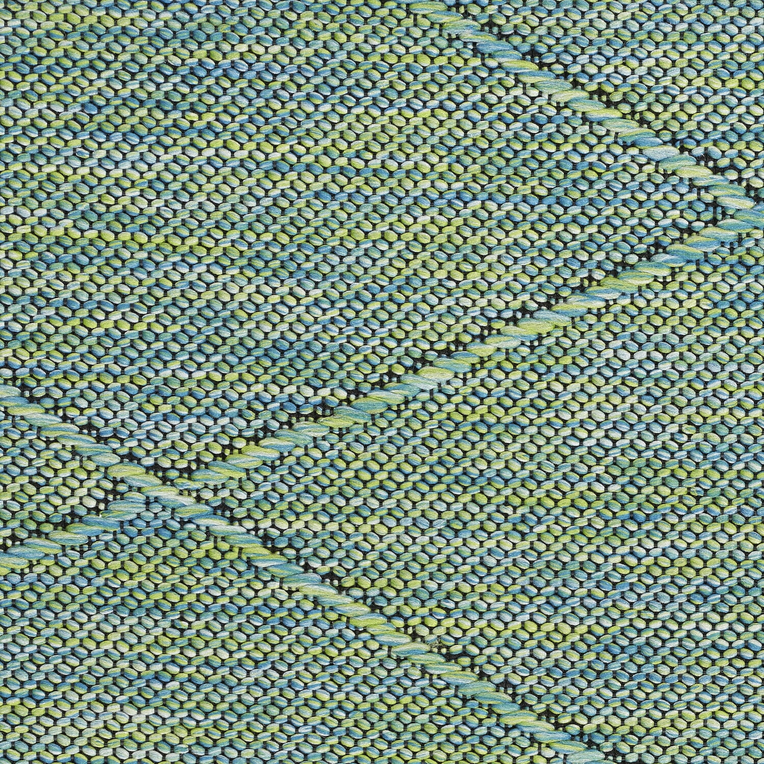 Nourison Practical Solutions Outdoor Blue Green 2'2" x 8' Area Rug (2x8)