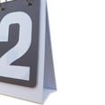 thumbnail image 7 of funtasica 2 Pieces Multi Sports Scoreboards Tabletop Score Flippers 2 digits Flip Scoreboards Score Counters for Indoor Outdoor Coaches Red and Gray, 7 of 7