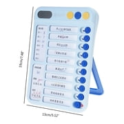 Chores Chart for Kids Portable Daily Checklist Board Self-discipline Chores Chart Adults Schedule Reminder Board