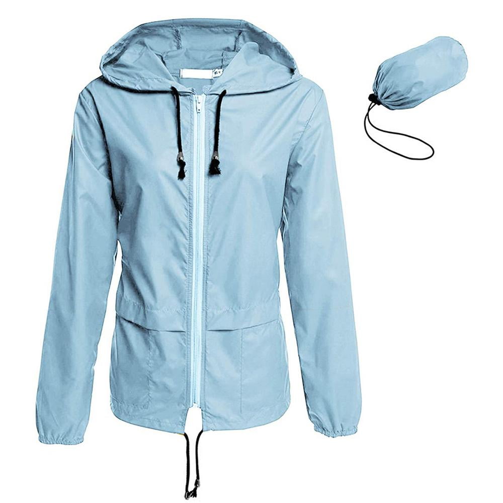 Pwtool Woman'S Rain Coat, Lightweight 