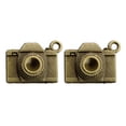 thumbnail image 2 of GUOOL 6x10Pcs Antique Brass Charms Pendant Finding Jewelry Making DIY Craft Camera, 2 of 9