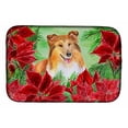 thumbnail image 2 of Carolines Treasures CK1367DDM Sheltie Poinsettas Dish Drying Mat, 2 of 4