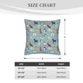 thumbnail image 4 of Bingfone Animal Dog Linen Throw Pillow Covers Cushion Case Pocket Button Vintage Farmhouse Pillowcase-16"x16", 4 of 9
