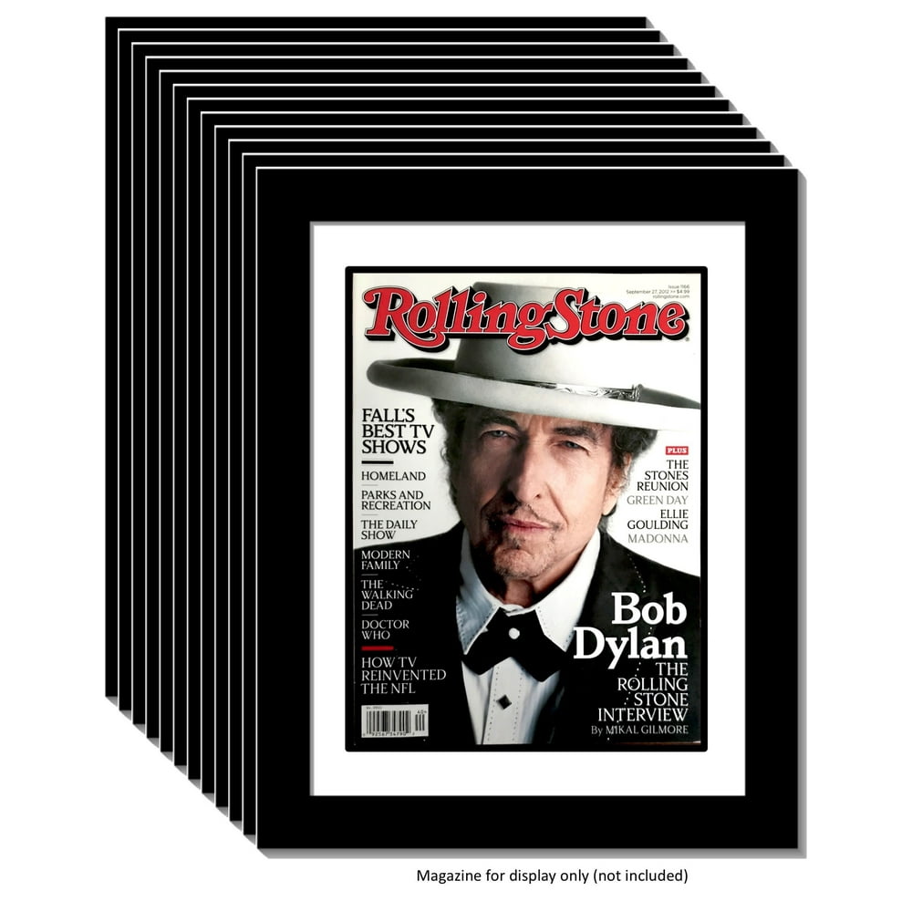 CreativePF Rolling Stones Magazine Frame (White Mat (Pack of 12