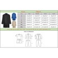 thumbnail image 3 of XDZJLR Men Shirts Fashionable Muslim Standing Long Sleeve Robe Pleated Tops, 3 of 4
