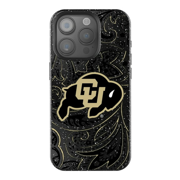 Keyscaper Colorado Buffaloes Paisley Bling iPhone Case