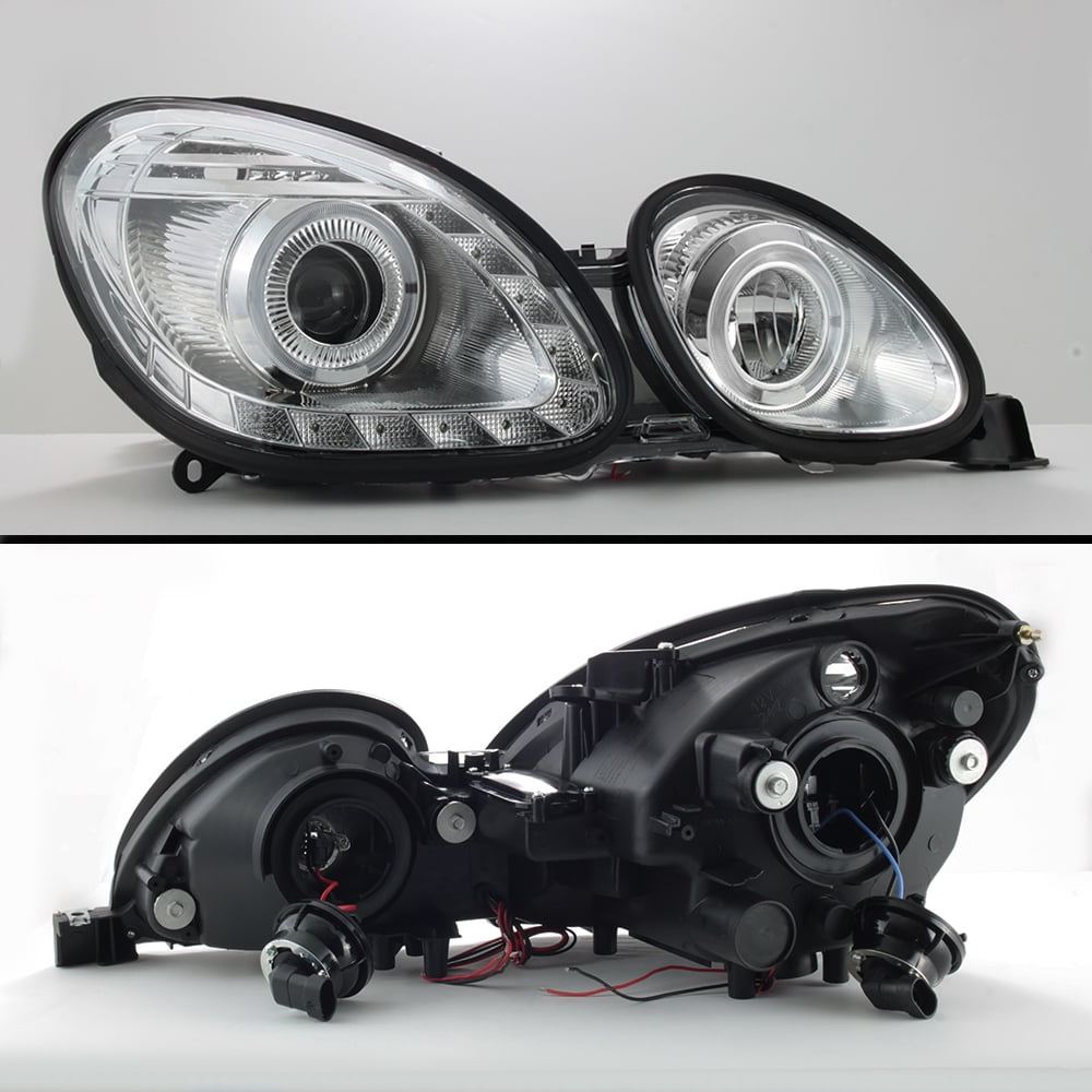 Fits 98-05 Lexus GS300 GS400 GS430 Clear Halo LED DRL Projector