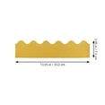 thumbnail image 3 of 40pcs Wave Style Glitter Border Glitter Bulletin Board Borders Shine Scalloped Bulletin Board Trim, 3 of 8