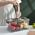 thumbnail image 3 of Panera Blarkrus, paneras herméticas para encimera de cocina, con registro de tiempo y tapa, con bomba de vacío, para pan casero, tostadas y bagels., 3 of 8