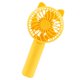 thumbnail image 4 of Mini ventilador de mano Ventilador personal 3 Velocidad ajustable Bajo ruido Ventilador de bolsillo pequeño Ventilador de mano portátil para mochilero Amarillo perfecl Mini ventilador de mano, 4 of 8