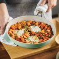 thumbnail image 4 of KitchenAid Hard Anodized Ceramic Fry Pan - 10"/25cm Pistachio, 4 of 4