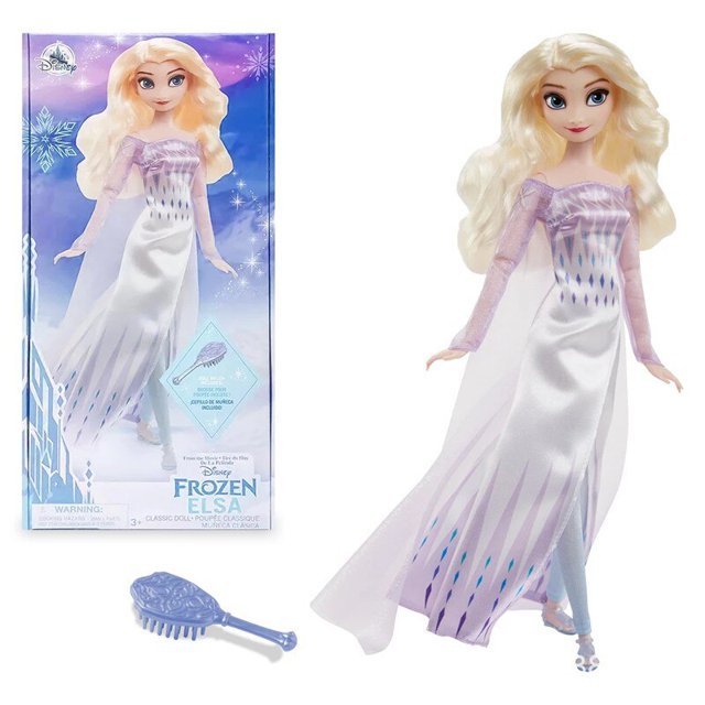 Disney Anime Frozen 2 nuevos juguetes de muñecas de princesa Elsa y Anna con accesorios juegos de Olfa muñecas de colección para niñas regalo para niños con caja Gao Jinjia LED