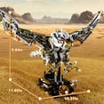 thumbnail image 3 of GZBrick Mechanical Eagle Building Sets Compatible with Lego Animal with Light Rotatable for Adults Boys 1168PCS, 3 of 10
