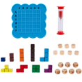 thumbnail image 1 of Juguetes De Bloques De Cubo De Batalla De Madera, Juguetes Educativos Portátiles Para Niños, Juego Interactivo Para Padres E Hijos Para Niños Mayores De 3 Años Eigraketly  FN006931-02, 1 of 6