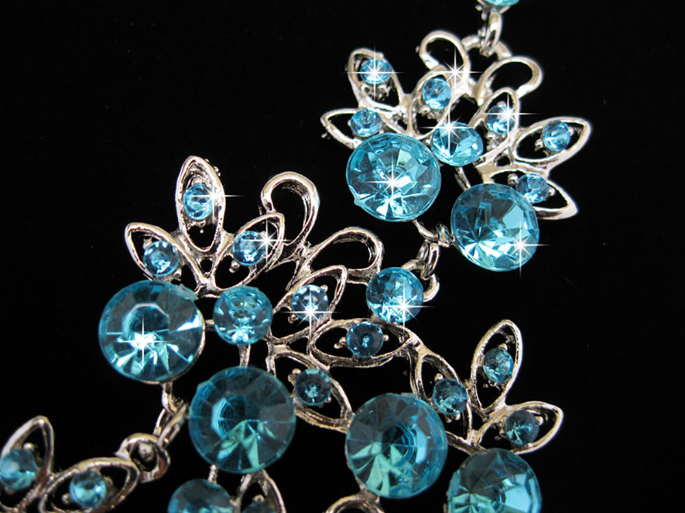 Teal Bridal Jewelry