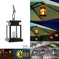 Vintage Candle Lantern With Led Candle Tabletop Lanterns