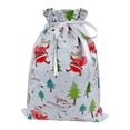 thumbnail image 2 of WEGFTDUOP Christmas Decoration Drawstring Drawstring Candy Bag (39*51cm), 2 of 6