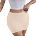 thumbnail image 2 of Karight Women's Elastic High Waist Bodycon Business Mini Skirt Slim Fit Office Pencil Short Skirt, 2 of 7