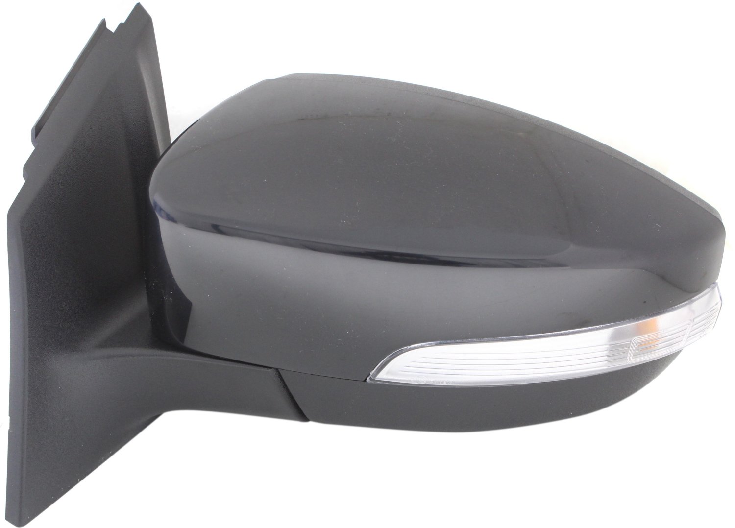 Mirror Compatible With 2015-2018 Ford Focus Left Driver Side w/ Blind Spot Corner Glass In-housing Signal Light Paintable Kool-Vue