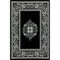 thumbnail image 2 of Capitola GAD Rize Beautiful Contemporary Indoor Outdoor Area Rug with Classic Medallion Black 7'10" x 10'2" 8' x 10' Rectangle, 2 of 3