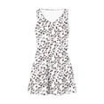 thumbnail image 6 of Zedker Summer Dresses for Women Casual Sleeveless Neck Sleeveless Printed Sundresses Floral Beach Short Dress with Pockets White Size S-XXL, 6 of 7