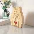 thumbnail image 5 of Wood Bear Family, Laser Engraving Wooden, Family Member Decor, Hugging Bear Wood, Wooden Puzzle Home, Gift for Family, Bear Family Puzzle, Wood Sign Decor, Mothers Day Bear, 5 of 7