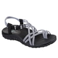 thumbnail image 3 of Sandalia deportiva Skechers Reggae-irie MON para mujer, color blanco y negro, 3 of 3
