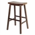 thumbnail image 4 of Winsome Parkland 5Pc Square High/Pub Table Set with 4 Saddle Seat Stools in Walnut finish, 4 of 4