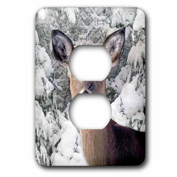 3dRose, Deer, 2 plug outlet cover