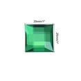 thumbnail image 2 of Acrylic Flat Back Rhinestones Square Artificial Gemstone for Crafts Jewelry Making Deep Green, 2 of 5