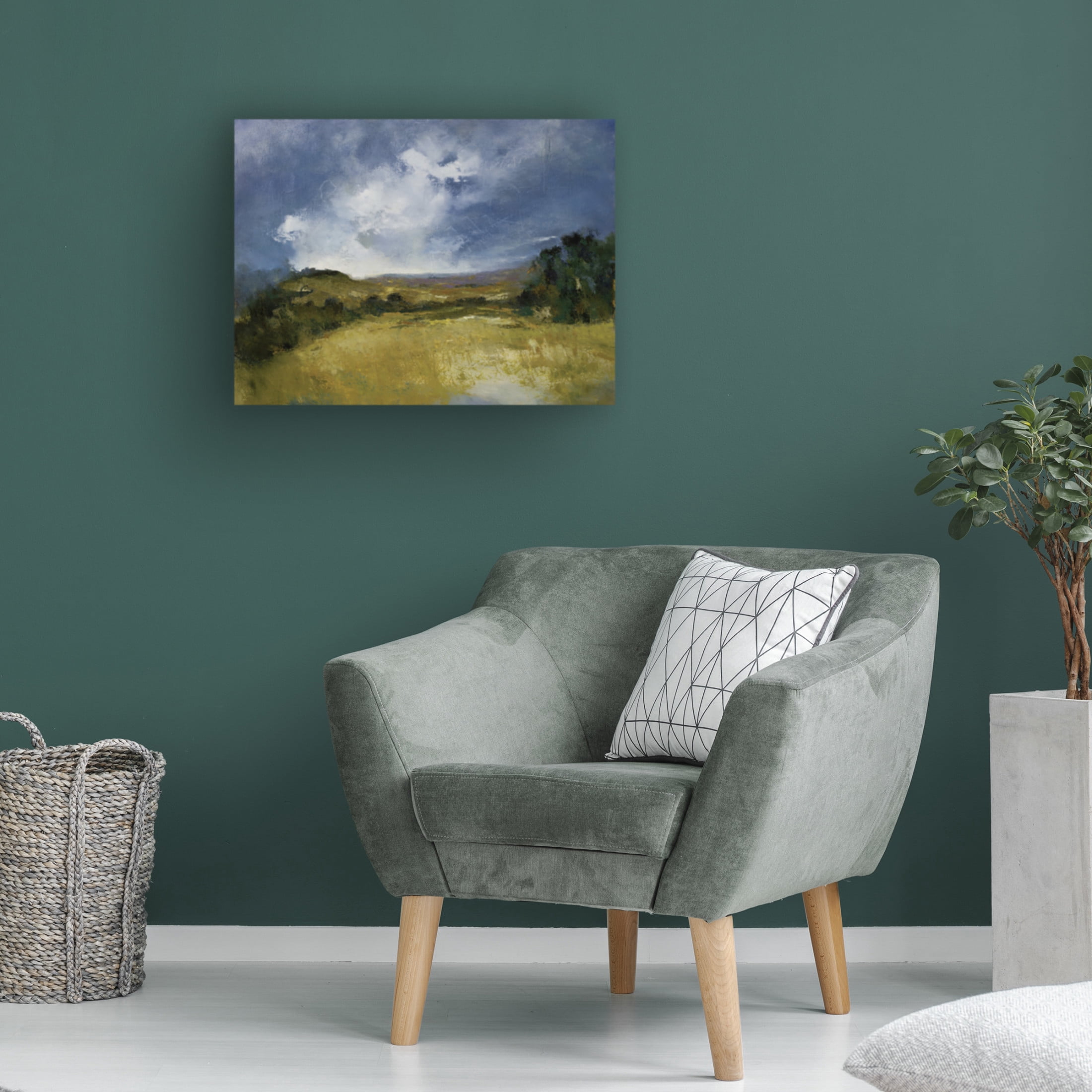Canvas Wall Art - Patrick Dennis 'Ferrer' Wall Art for Living Room, Bedroom, or Office Décor by Trademark Fine Art - 47 x 35 Inches