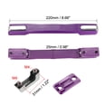thumbnail image 4 of Uxcell 220mm Long Luggage Handle Strap Grip Replacement Purple 2Pack, 4 of 5