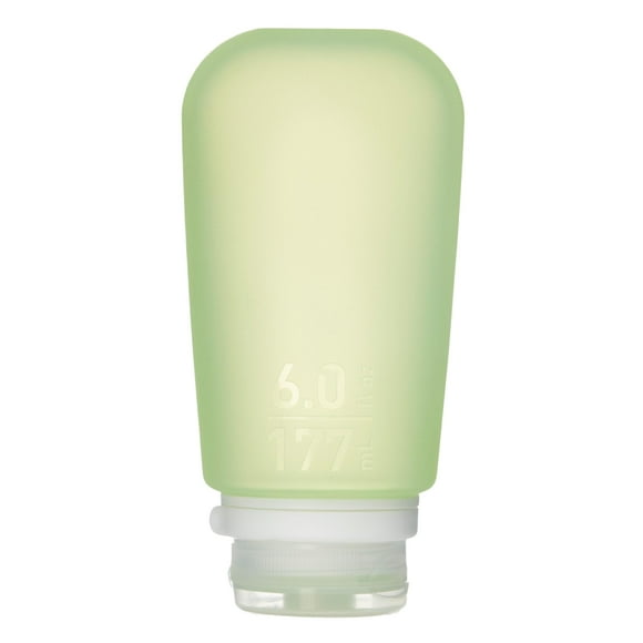 Botella de viaje de silicona recargable humangear GoToo B+ XL verde