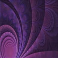 thumbnail image 1 of Ahgly Company Machine Washable Indoor Square Transitional Dark Purple Area Rugs, 5' Square, 1 of 7