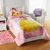 "Disney Belle ""Enchanted Belle"" Reversible Twin/Full Bedding Comforter, Walmart Exclusive"