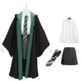 thumbnail image 2 of Capa de túnica mágica, disfraz de Potter, traje de Hermione, corbata, bufanda, varita, gafas, regalo de Godric, disfraz de Potter, ropa de fiesta de Halloween, 2 of 5