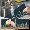 thumbnail image 3 of Kitchen Tools Spoon Knife and Fork Placemats Set of 6 Place Mats for Kitchen Table Washable Farmhouse Linen Table Mats Dining Decoration 12x18 Inch, 3 of 6