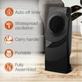 thumbnail image 6 of Lasko 23” 1500W Elite Collection Revolution Full Room Ceramic Space Heater, Remote, Black, CC23630, 6 of 15