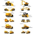 thumbnail image 6 of Kiddopark 6Pcs Small Construction Toys, Construction Vehicles Kids Trucks Vehicle Toy Toddlers Mini Car Toys, 6 of 7