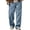 Sky Blue, variant on SAWOBUUN Men's Wide Leg Corduroy Pants Elastic Waist Loose Fit Trousers Soft Straight Leg Casual Slacks for Fall Winter