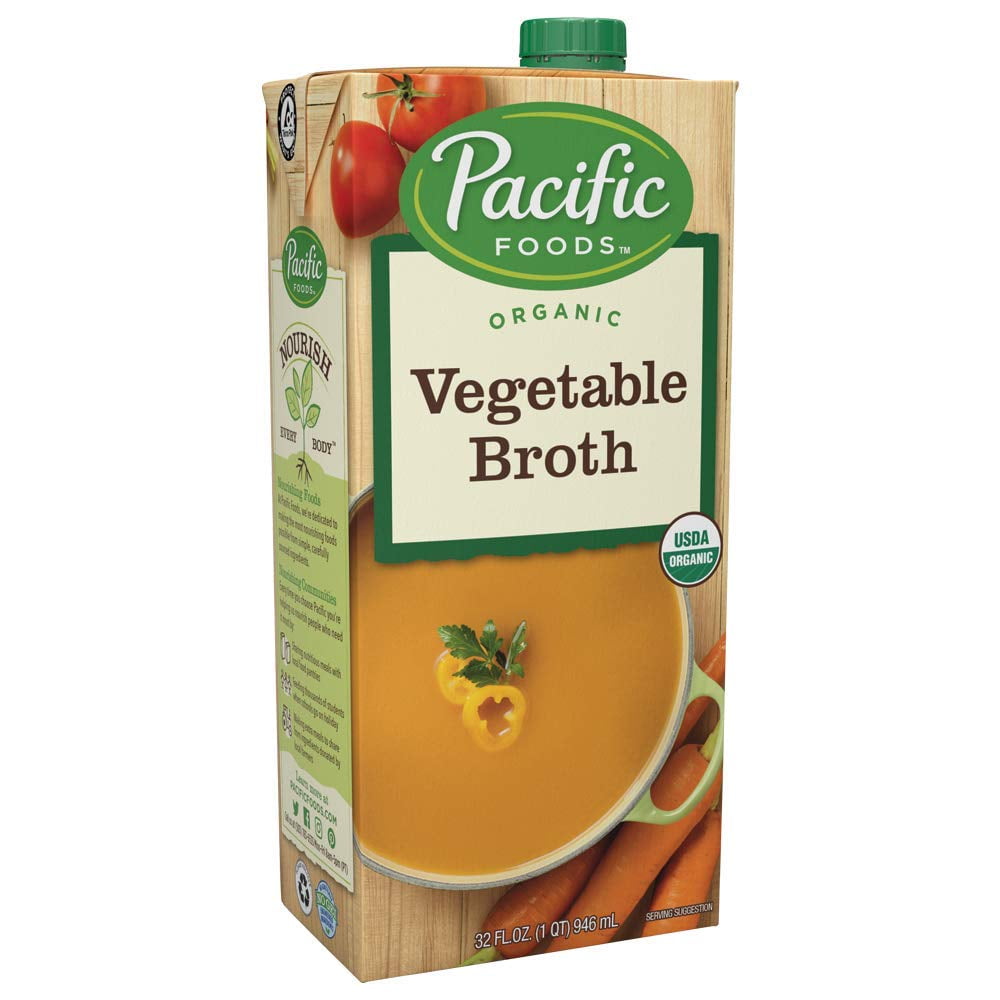 Pacific Foods Organic Vegetable Broth, 32Ounces Keto Friendly