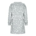 thumbnail image 6 of WJHWSX Dresses for Women,Womens Fall Dresses,Casual Dresses for Women,Long Sleeve,Crew Neck,Comfort Fit,Printed,S(US:4), 6 of 6